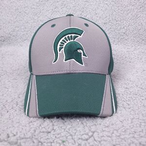 Michigan‎ State Spartans Hat Cap Strap Back Mens NCAA Green Gray MSU Captivating